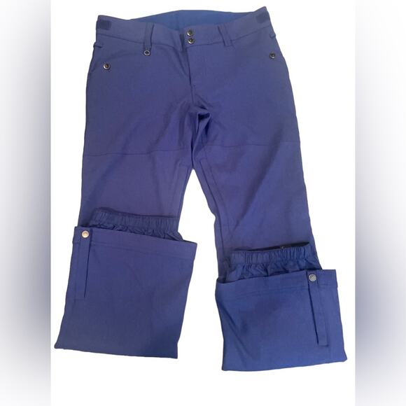Roxy Snowboard Pants Womens Large 10K Slim Fit Stretch Ski Wintersports Purple - Picture 1 of 15